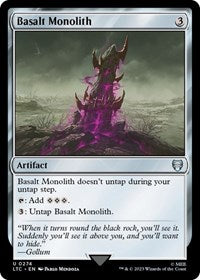 Basalt Monolith (274) [Commander: The Lord of the Rings: Tales of Middle-earth]