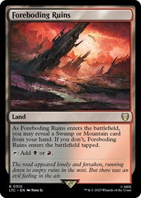 Foreboding Ruins (310) [Commander: The Lord of the Rings: Tales of Middle-earth]