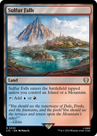 Sulfur Falls (333) [Commander: The Lord of the Rings: Tales of Middle-earth]