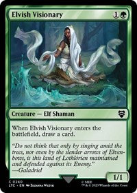 Elvish Visionary (240) [Commander: The Lord of the Rings: Tales of Middle-earth]