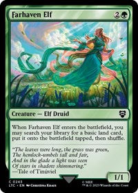 Farhaven Elf (243) [Commander: The Lord of the Rings: Tales of Middle-earth]