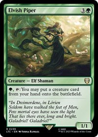 Elvish Piper (239) [Commander: The Lord of the Rings: Tales of Middle-earth]