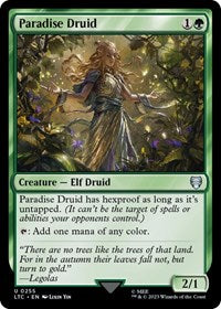 Paradise Druid (255) [Commander: The Lord of the Rings: Tales of Middle-earth]