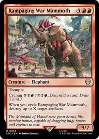 Rampaging War Mammoth (34) [Commander: The Lord of the Rings: Tales of Middle-earth]