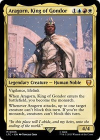Aragorn, King of Gondor (5) [Commander: The Lord of the Rings: Tales of Middle-earth]