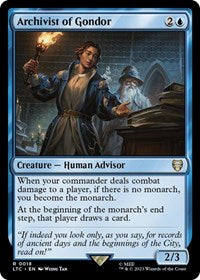 Archivist of Gondor (18) [Commander: The Lord of the Rings: Tales of Middle-earth]