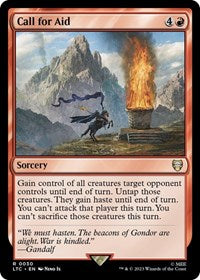 Call for Aid (30) [Commander: The Lord of the Rings: Tales of Middle-earth]