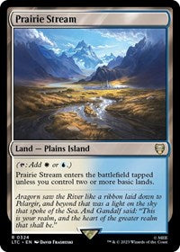 Prairie Stream (324) [Commander: The Lord of the Rings: Tales of Middle-earth]