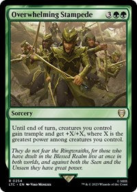 Overwhelming Stampede (254) [Commander: The Lord of the Rings: Tales of Middle-earth]