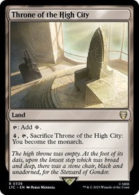 Throne of the High City (339) [Commander: The Lord of the Rings: Tales of Middle-earth]