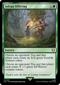 Sylvan Offering (261) [Commander: The Lord of the Rings: Tales of Middle-earth]