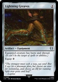 Lightning Greaves (281) [Commander: The Lord of the Rings: Tales of Middle-earth]