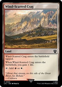Wind-Scarred Crag (344) [Commander: The Lord of the Rings: Tales of Middle-earth]