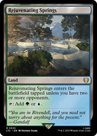 Rejuvenating Springs (325) [Commander: The Lord of the Rings: Tales of Middle-earth]
