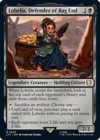 Lobelia, Defender of Bag End (27) [Commander: The Lord of the Rings: Tales of Middle-earth]
