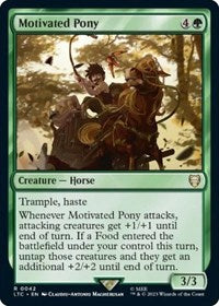 Motivated Pony (42) [Commander: The Lord of the Rings: Tales of Middle-earth]