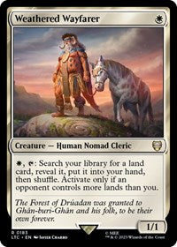 Weathered Wayfarer (183) [Commander: The Lord of the Rings: Tales of Middle-earth]