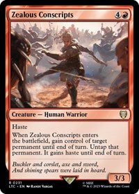 Zealous Conscripts (231) [Commander: The Lord of the Rings: Tales of Middle-earth]
