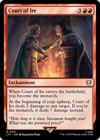 Court of Ire (213) [Commander: The Lord of the Rings: Tales of Middle-earth]