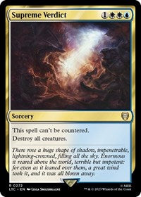 Supreme Verdict (272) [Commander: The Lord of the Rings: Tales of Middle-earth]