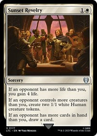 Sunset Revelry (177) [Commander: The Lord of the Rings: Tales of Middle-earth]