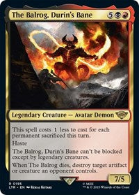 The Balrog, Durin's Bane (195) [Universes Beyond: The Lord of the Rings: Tales of Middle-earth]