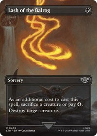 Lash of the Balrog (Borderless) (408) [Universes Beyond: The Lord of the Rings: Tales of Middle-earth]