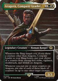 Aragorn, Company Leader (Borderless) (410) [Universes Beyond: The Lord of the Rings: Tales of Middle-earth]