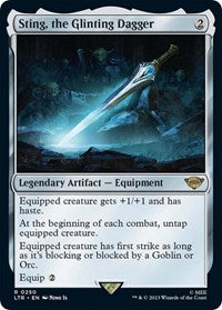 Sting, the Glinting Dagger (250) [Universes Beyond: The Lord of the Rings: Tales of Middle-earth]