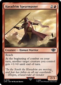 Haradrim Spearmaster (135) [Universes Beyond: The Lord of the Rings: Tales of Middle-earth]
