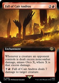 Fall of Cair Andros (Extended Art) (359) [Universes Beyond: The Lord of the Rings: Tales of Middle-earth]
