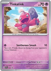 Tinkatink - 025 (Cosmo Holofoil) (025) [SV: Scarlet & Violet Promo Cards]