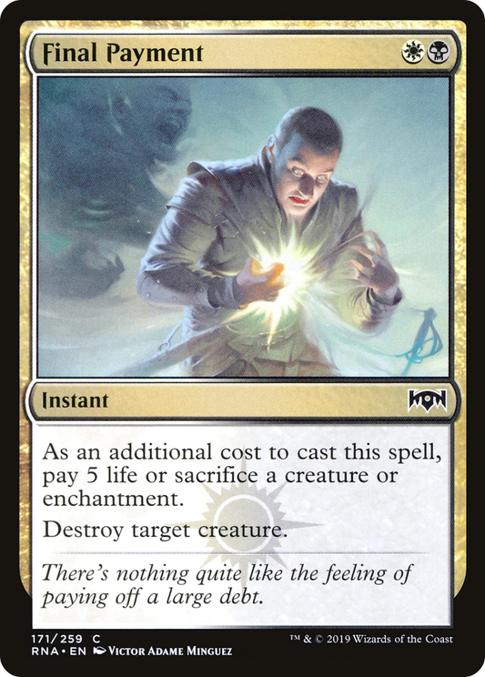Final Payment (RNA-171) - Ravnica Allegiance Foil
