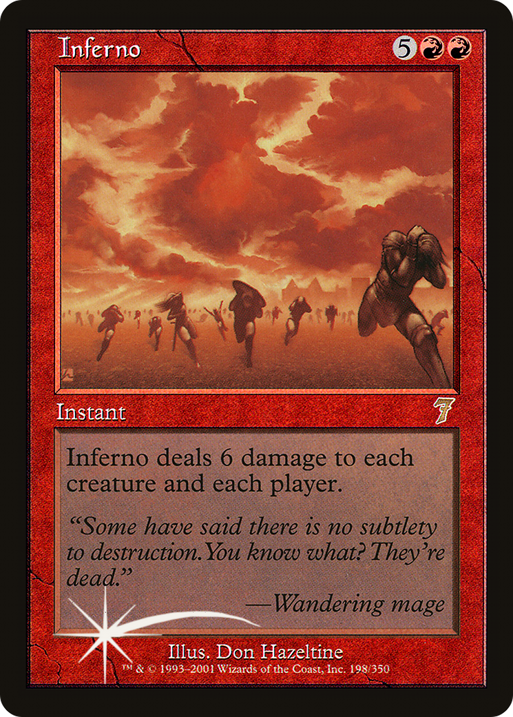 Inferno (7ED-198★) - 7th Edition Foil