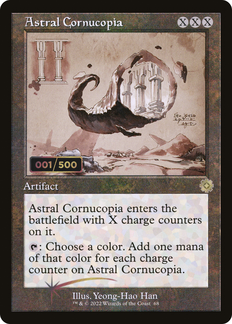 Astral Cornucopia (Schematic) (Serial Numbered) (BRR-68Z) - The Brothers' War Retro Artifacts Foil