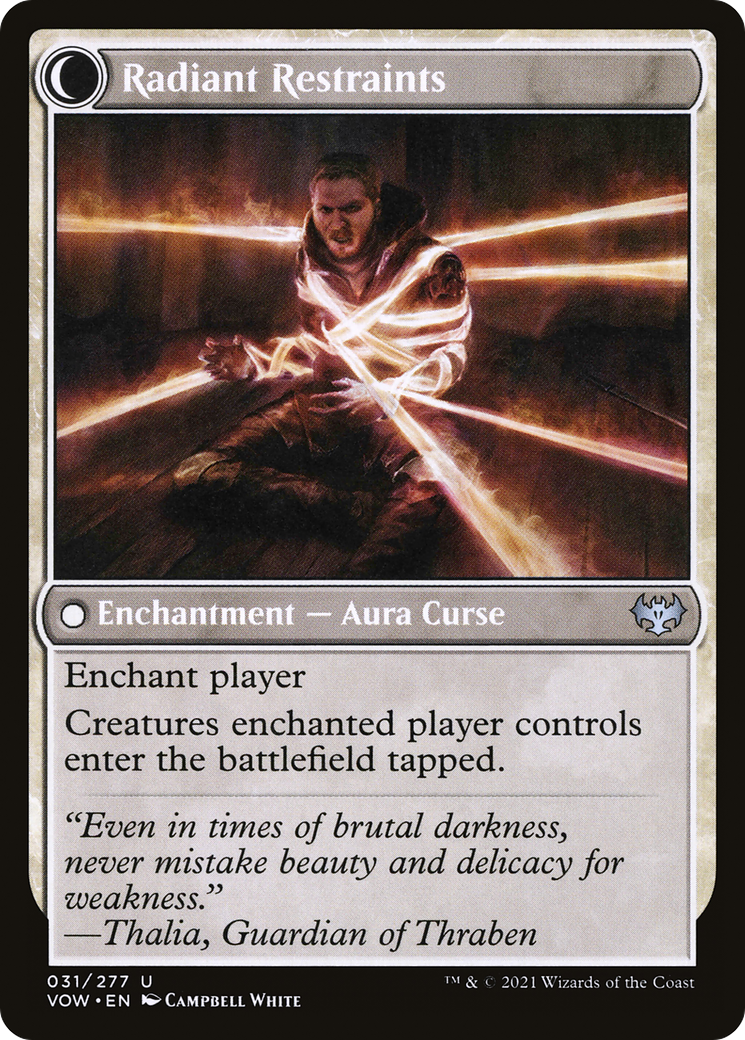 Radiant Grace (VOW-031) - Innistrad: Crimson Vow: (Double Faced Transform) Foil