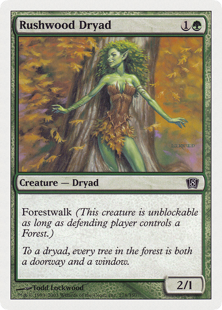 Rushwood Dryad (8ED-278) - 8th Edition