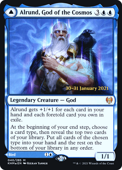 Alrund, God of the Cosmos (PRE-040) - Kaldheim Promos Foil