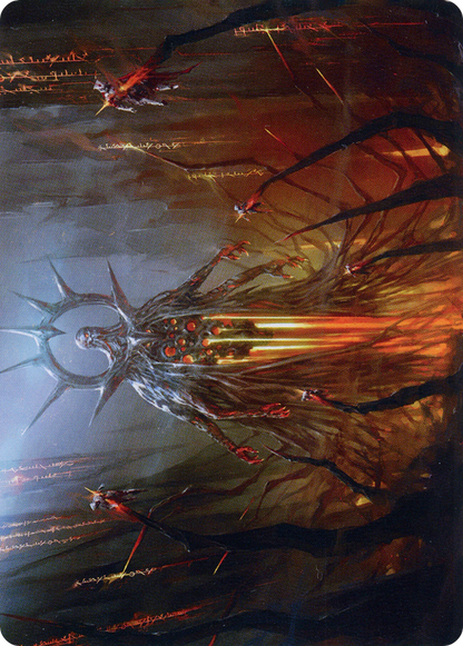 Solphim, Mayhem Dominus // Solphim, Mayhem Dominus (AONE-035) - Phyrexia: All Will Be One Art Series (Borderless) Foil