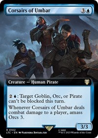 Corsairs of Umbar (Extended Art) (102) [Commander: The Lord of the Rings: Tales of Middle-earth]