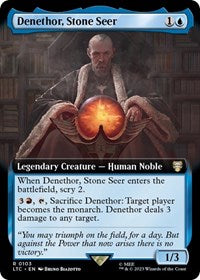 Denethor, Stone Seer (Extended Art) (103) [Commander: The Lord of the Rings: Tales of Middle-earth]