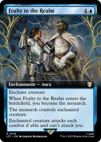 Fealty to the Realm (Extended Art) (104) [Commander: The Lord of the Rings: Tales of Middle-earth]