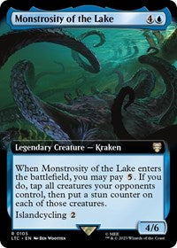 Monstrosity of the Lake (Extended Art) (105) [Commander: The Lord of the Rings: Tales of Middle-earth]