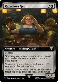 Rapacious Guest (Extended Art) (111) [Commander: The Lord of the Rings: Tales of Middle-earth]