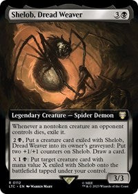 Shelob, Dread Weaver (Extended Art) (112) [Commander: The Lord of the Rings: Tales of Middle-earth]