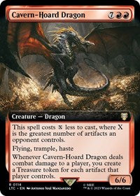 Cavern-Hoard Dragon (Extended Art) (114) [Commander: The Lord of the Rings: Tales of Middle-earth]