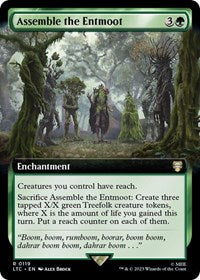 Assemble the Entmoot (Extended Art) (119) [Commander: The Lord of the Rings: Tales of Middle-earth]