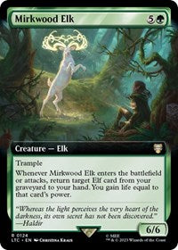 Mirkwood Elk (Extended Art) (124) [Commander: The Lord of the Rings: Tales of Middle-earth]