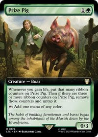 Prize Pig (Extended Art) (126) [Commander: The Lord of the Rings: Tales of Middle-earth]