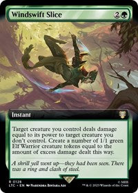 Windswift Slice (Extended Art) (128) [Commander: The Lord of the Rings: Tales of Middle-earth]